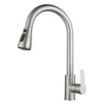 Kitchen Faucet Pull-Out Sprayer 3 Spray Modes Stainless Steel