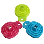 Kitchen Funnel Collapsible Heat-Resistant Silicone Dishwasher-Safe