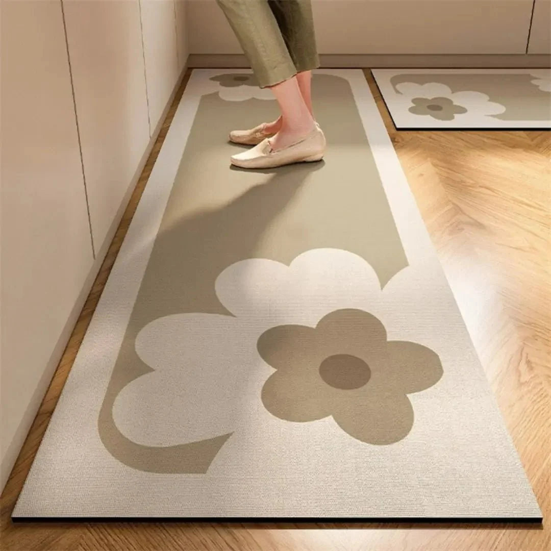 Kitchen Rug Cushioned Absorbent Non-Slip