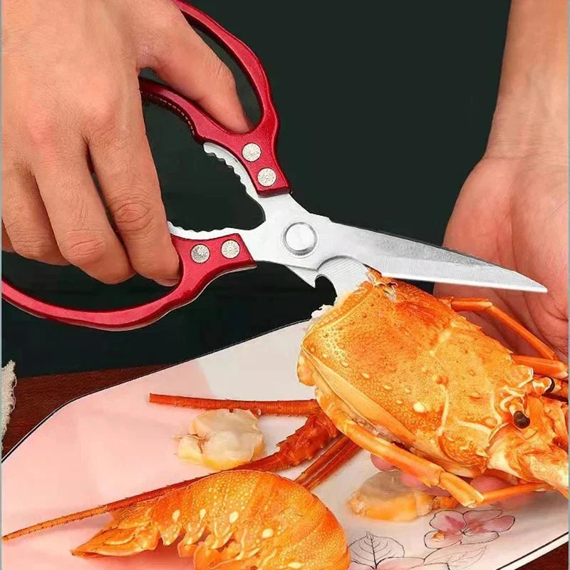 Kitchen Scissors Japanese Stainless Steel Blades Ergonomic Handle