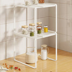 Kitchen Shelf Riser Expandable Ventilated Metal Mesh