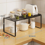 Kitchen Shelf Riser Expandable Ventilated Metal Mesh