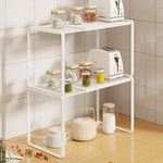 Kitchen Shelf Riser Expandable Ventilated Metal Mesh