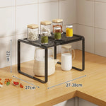 Kitchen Shelf Riser Expandable Ventilated Metal Mesh