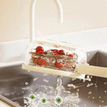 Kitchen Sink Foldable Built-In Drainage Space-Saving