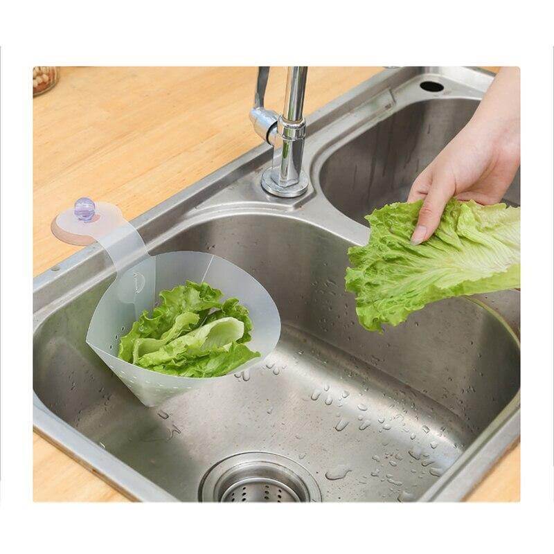 Kitchen Sink Strainer Foldable Reusable Mesh Food Waste Filter