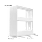 Kitchen Storage Rack Rotating Space-Saving Bottle Organizer