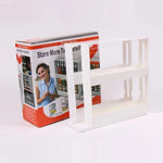 Kitchen Storage Rack Rotating Space-Saving Bottle Organizer