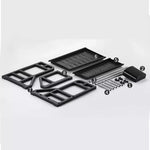 Kitchen Storage Rack Stainless Steel Two-Tier Drainage Basket