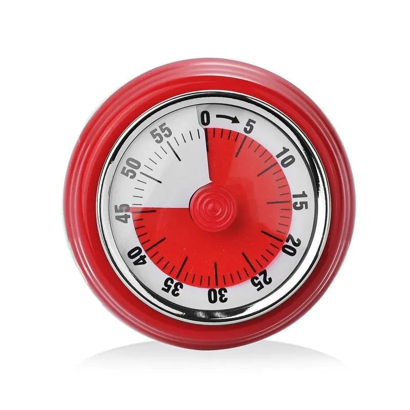 Kitchen Timer Magnetic Back Loud Alarm Clear Display 60-Minute Timer