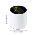 Kitchen Utensil Holder Rotating Multi-Compartment Holds 15+ Utensils