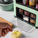 Kitchen Utensil Organizer Multi-Compartment With Detachable Seasoning Box