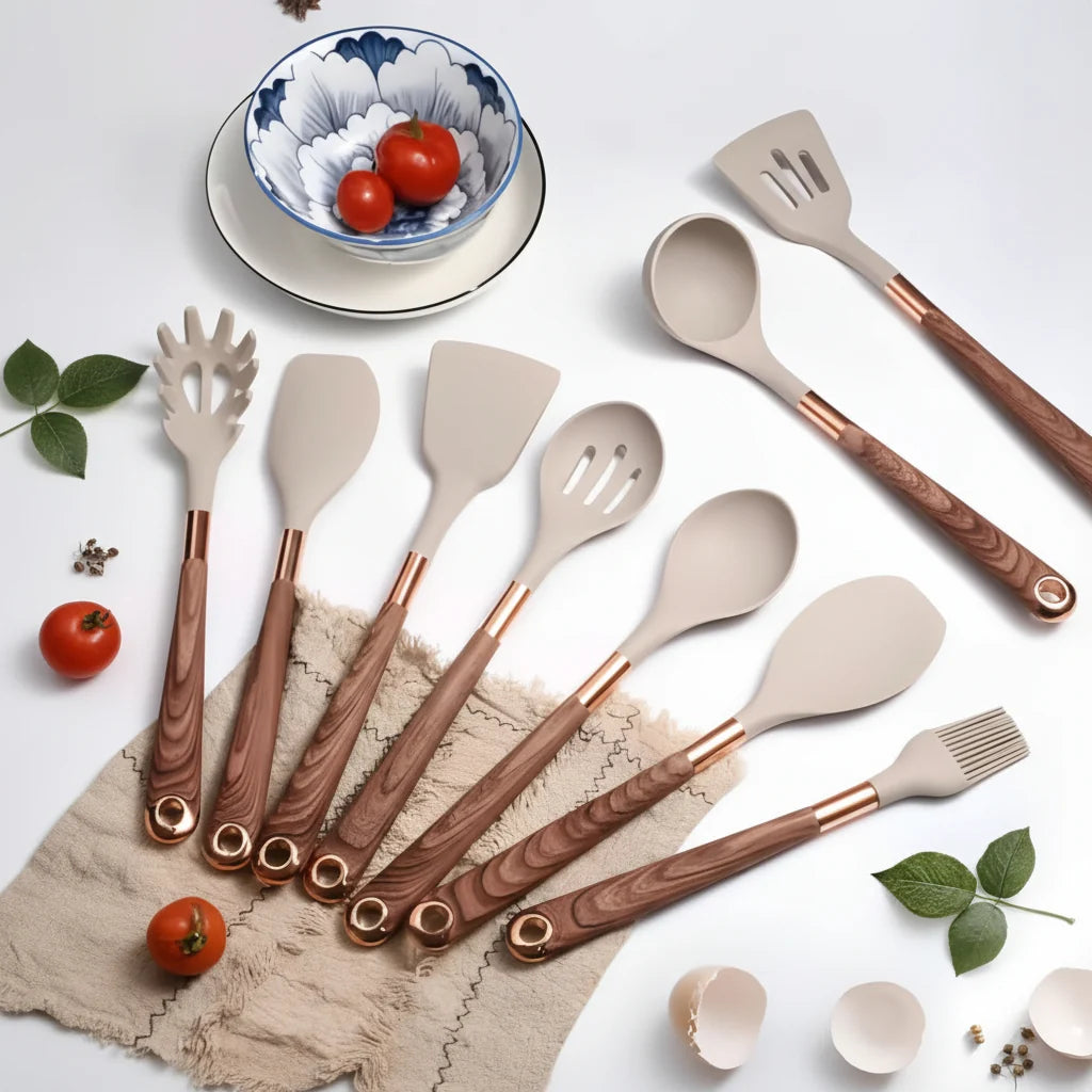 Kitchen Utensil Set Silicone Heat-Resistant Set of 10