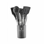 Kitchen Utensil Set Silicone Stainless Steel Handles 12-Piece
