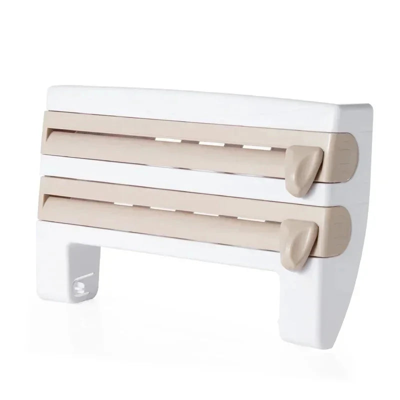 Kitchen Wall Organizer Foil Cutter & Spice Rack