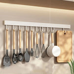 Kitchen Wall Rack No-Drill Rust-Resistant Coated Metal