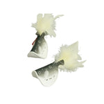 Kitten Teaser Wand Catnip-Infused Feather & Bell 2 Pack