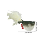 Kitten Teaser Wand Feather & Plush Catnip-Infused 2-Pack