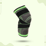 Knee Compression Sleeve Ergonomic Stabilizing Support Breathable Fabric