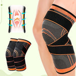 Knee Compression Sleeve Ergonomic Stabilizing Support Breathable Fabric