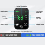 Knee Massager Brace Heat & Vibration Cordless Rechargeable