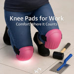 Knee Pads Slip-On & Shock-Absorbing EVA