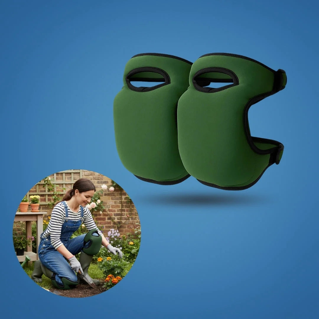 Knee Pads Thick EVA Foam Adjustable Straps Breathable Fabric