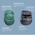 Knee Pads Thick Foam Cushioning Adjustable Straps Lightweight Pair