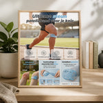 Knee Support Strap Breathable Silicone Pad Adjustable Dual Buckles
