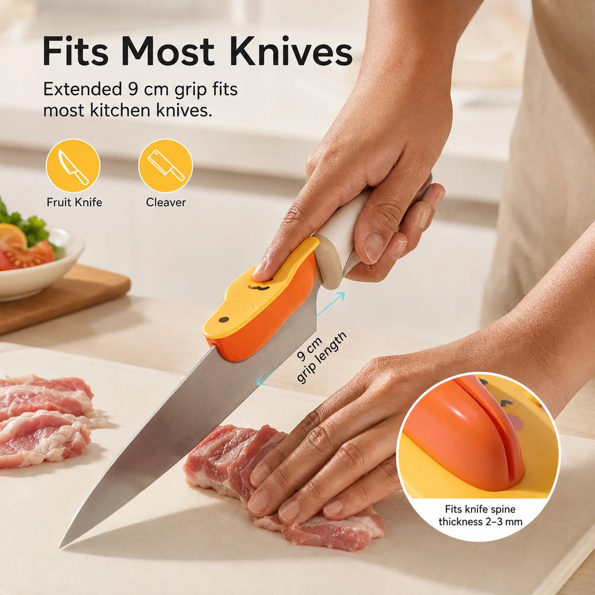 Knife Blade Guard Anti-Stick Magnetic Storage