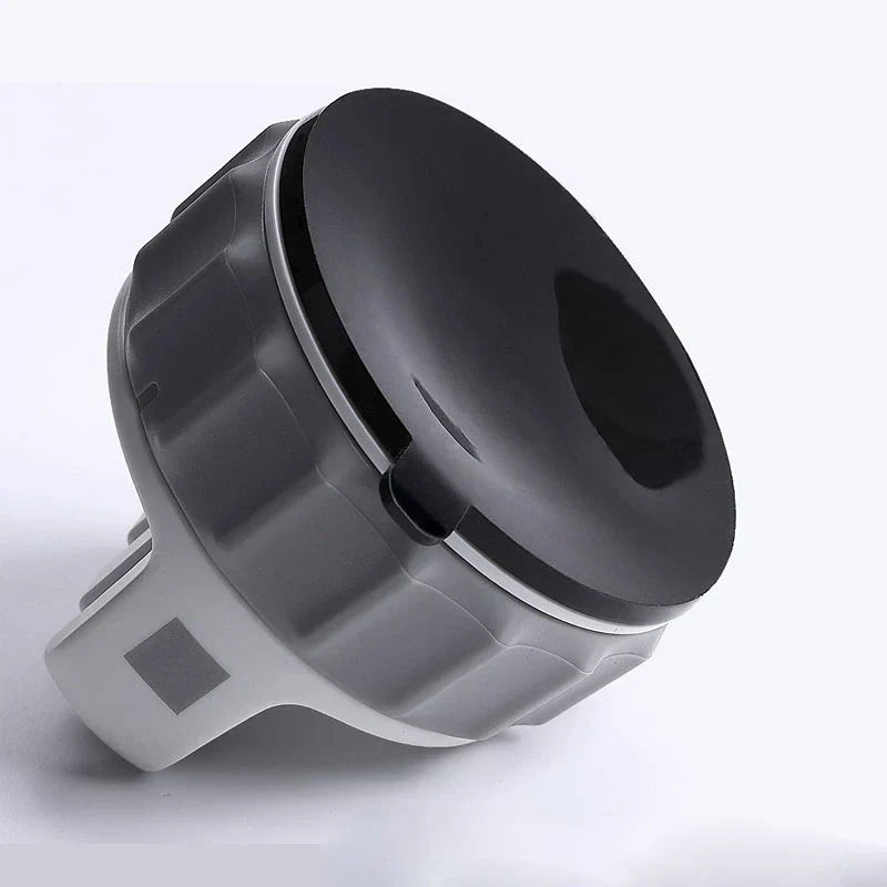 Knife Sharpener Triple Wheel Dual-Grit Suction Base