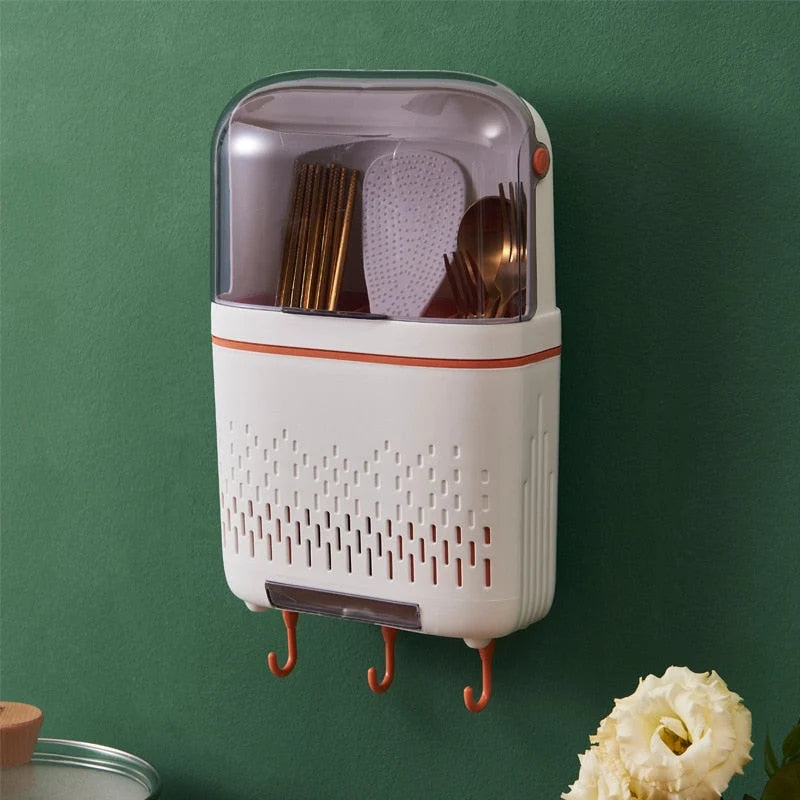 Knife & Utensil Organizer Multi-Compartment Countertop Storage