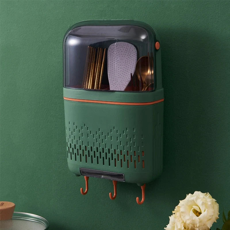 Knife & Utensil Organizer Multi-Compartment Countertop Storage
