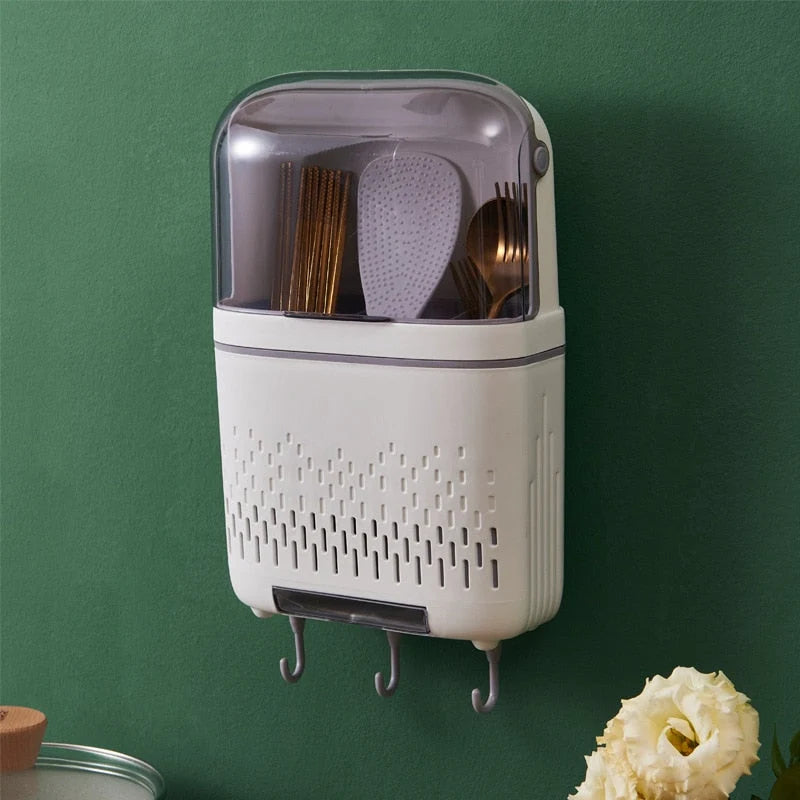 Knife & Utensil Organizer Multi-Compartment Countertop Storage