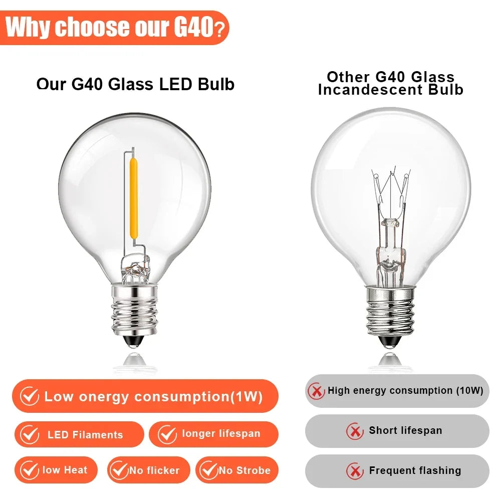 LED Bulb Warm White 12V DC Low Power