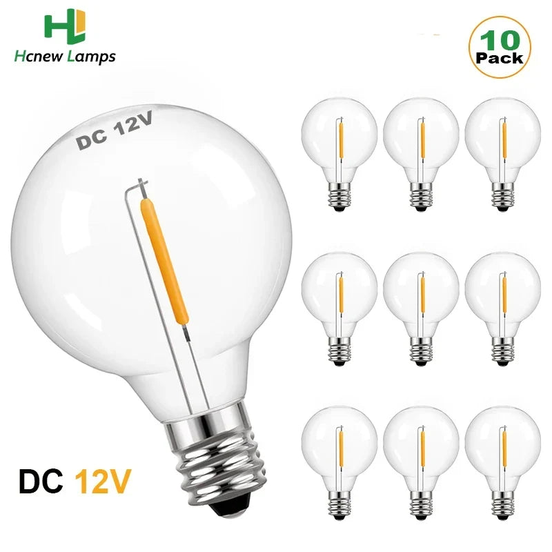 LED Bulb Warm White 12V DC Low Power