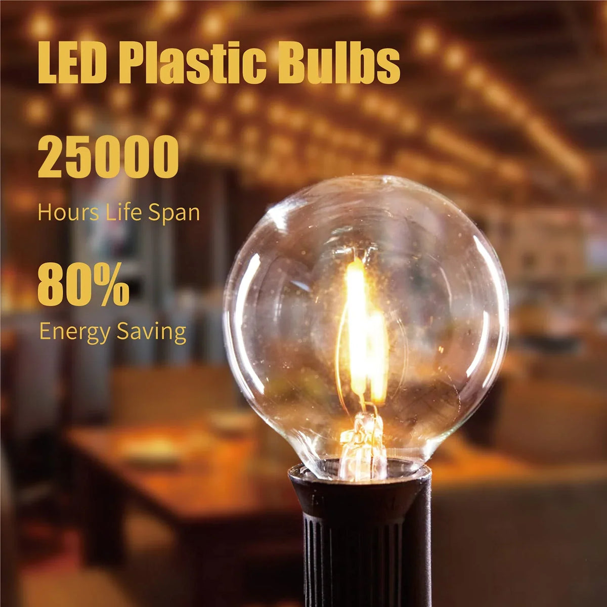 LED Bulb Warm White 12V DC Low Power