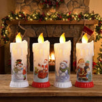 LED Candle Flameless Realistic Flicker Wax Look