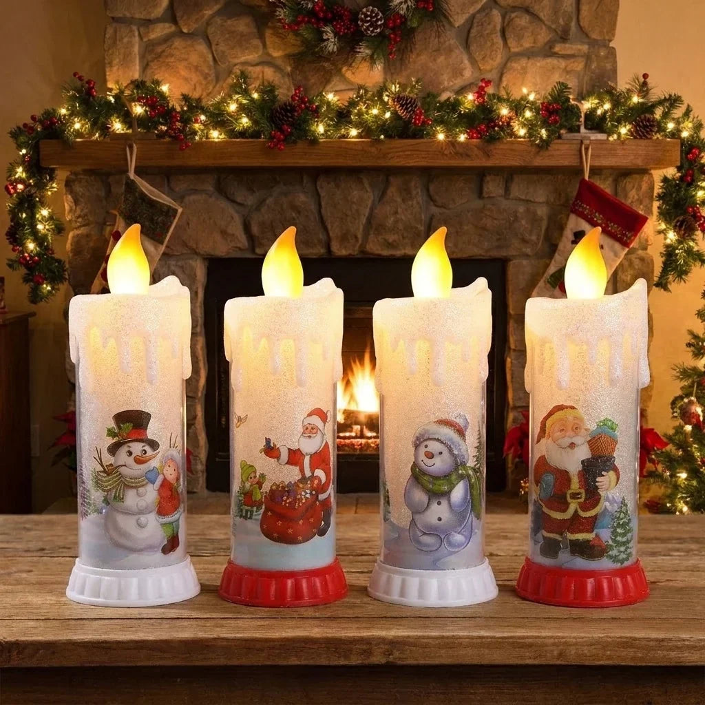 LED Candle Flameless Realistic Flicker Wax Look