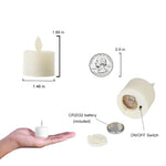 LED Candles Moving Flame Remote Control & Timer