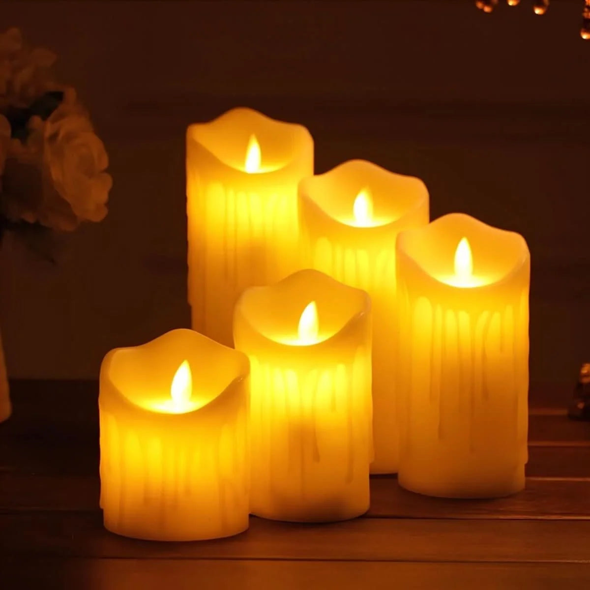 LED Candles Realistic Flickering Flameless decor