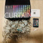 LED Curtain Lights App-Controlled 400 Individually Controllable LEDs