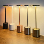 LED Desk Lamp Rechargeable Touch Sensor Three Color Temperatures