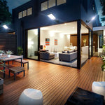 LED Floodlight Solar-Powered Motion Sensor Waterproof