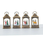 LED Lantern Festive Winter Scene Energy-Efficient