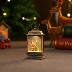 LED Lantern Festive Winter Scene Energy-Efficient