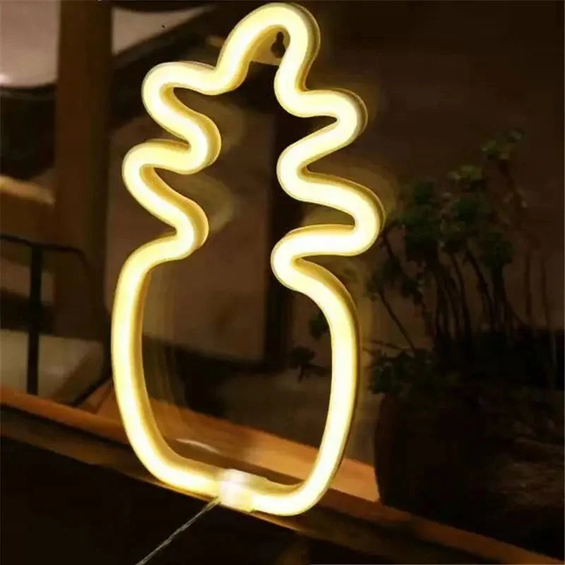 LED Neon Sign Lightweight Plastic Switch Control