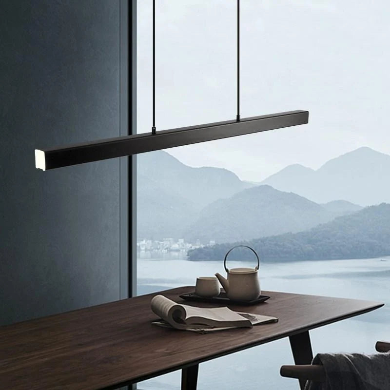 LED Pendant Light Linear Dimmable Three Color Temperatures