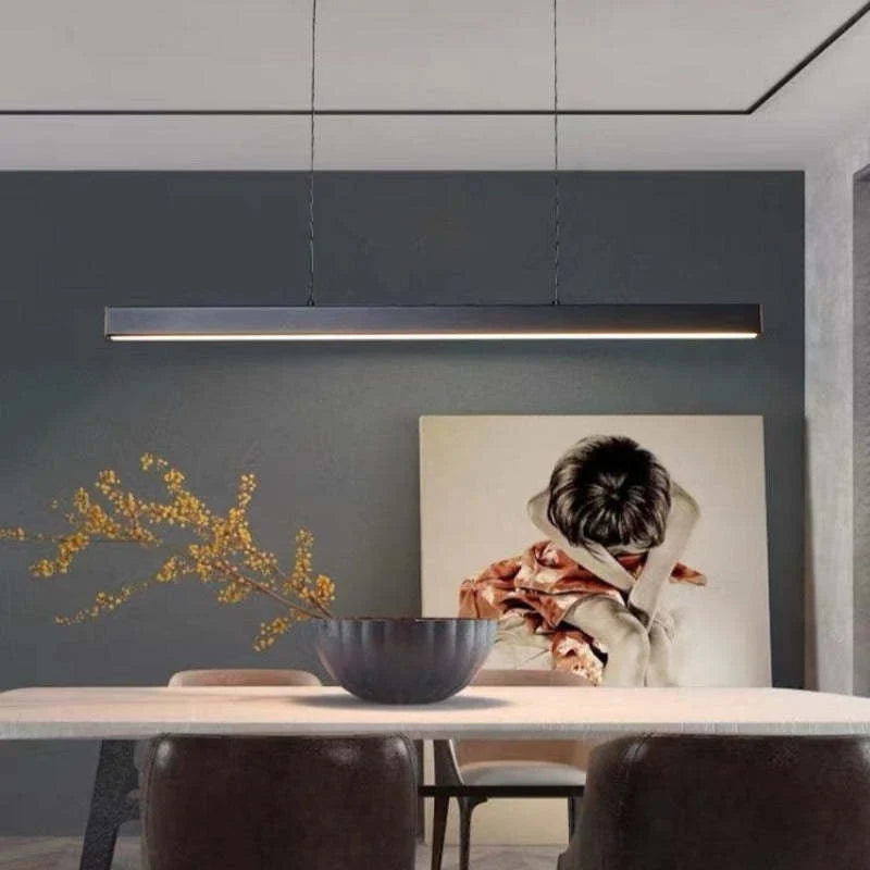 LED Pendant Light Linear Dimmable Three Color Temperatures