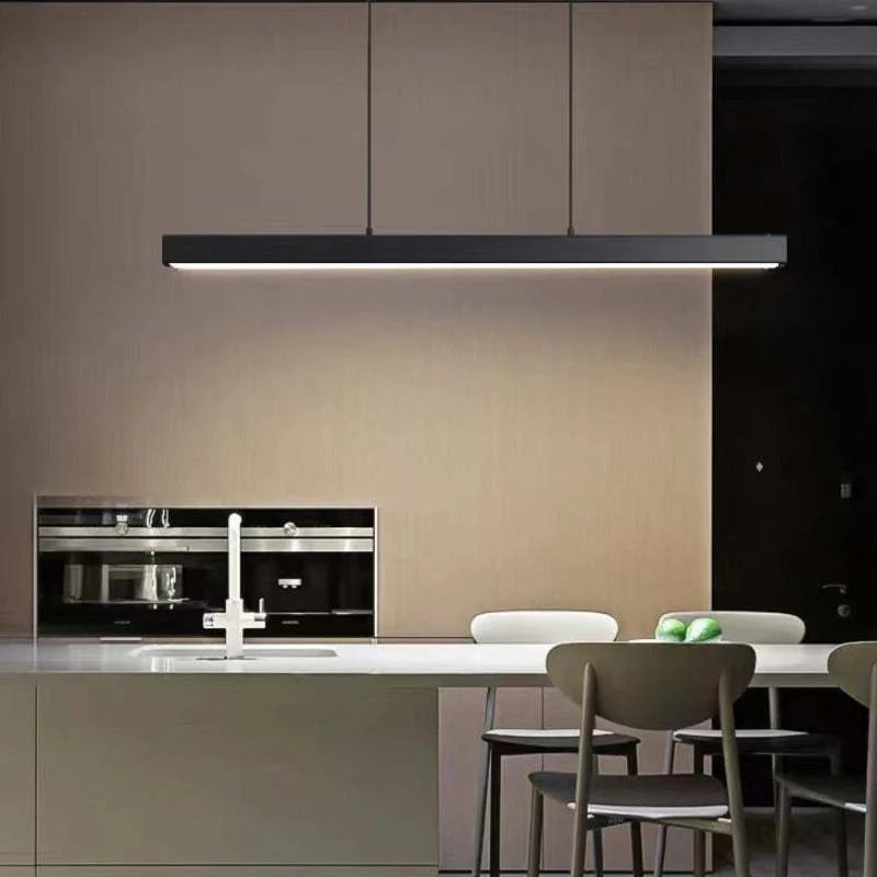 LED Pendant Light Linear Dimmable Three Color Temperatures